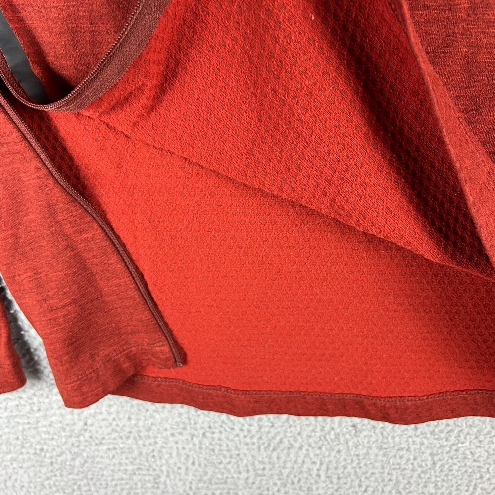 Nike Mens Small Therma Sphere Long Sleeve Running Shirt Burnt‎ Orange 930240-250 - Picture 5 of 14